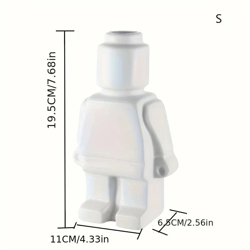 Lego-Vase aus Keramik