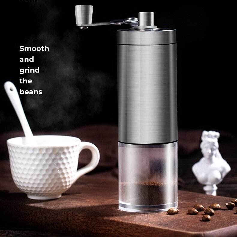 Frendorf | Edelstahl konische Mahlstein Mehlmühle manuelle Kaffeemühle mit einstellbaren Einstellungen