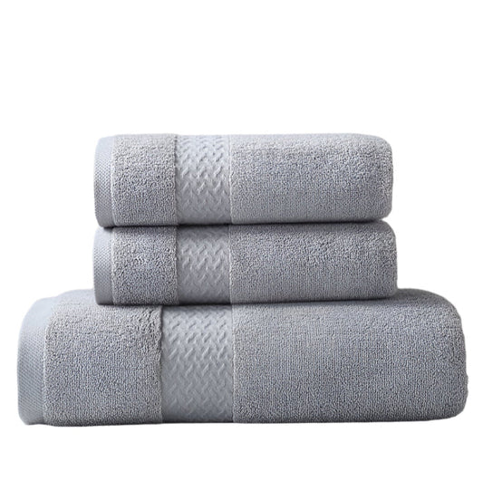 Frendorf | 100% ägyptische Baumwolle Badetuch 70x140cm - grau