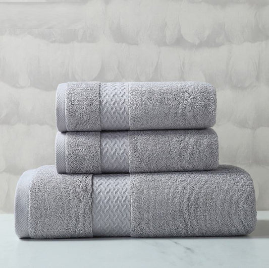 Frendorf | 100% ägyptische Baumwolle Badetuch 70x140cm - grau