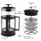 Frendorf | Glas Fench Press Kaffeezubereiter 600ml