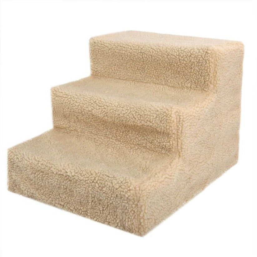 Frendorf | 3-Stufen tragbare Hundetreppe für hohe Betten