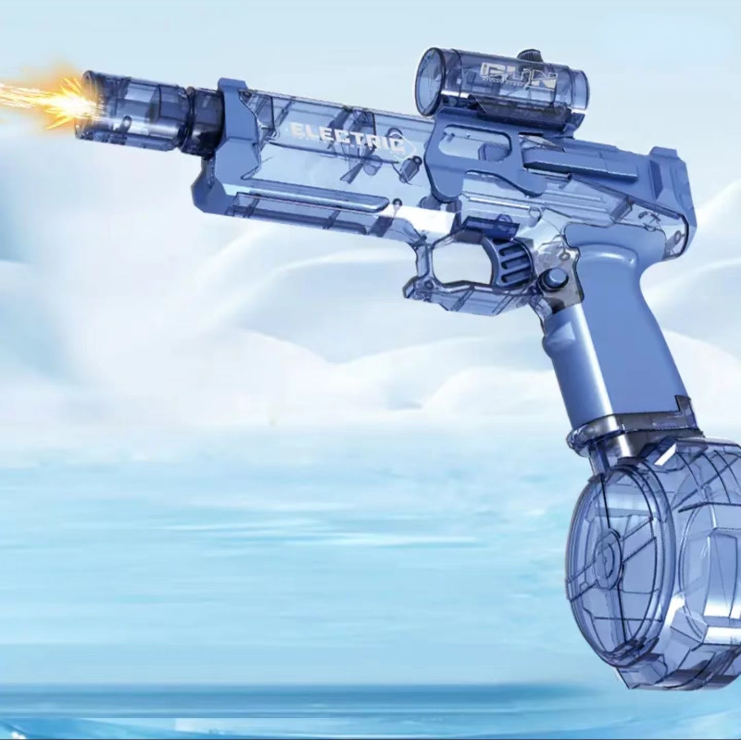 Technology Blue™ | Elektrische Wasserpistole | Hochdruck & Großes Reservoir