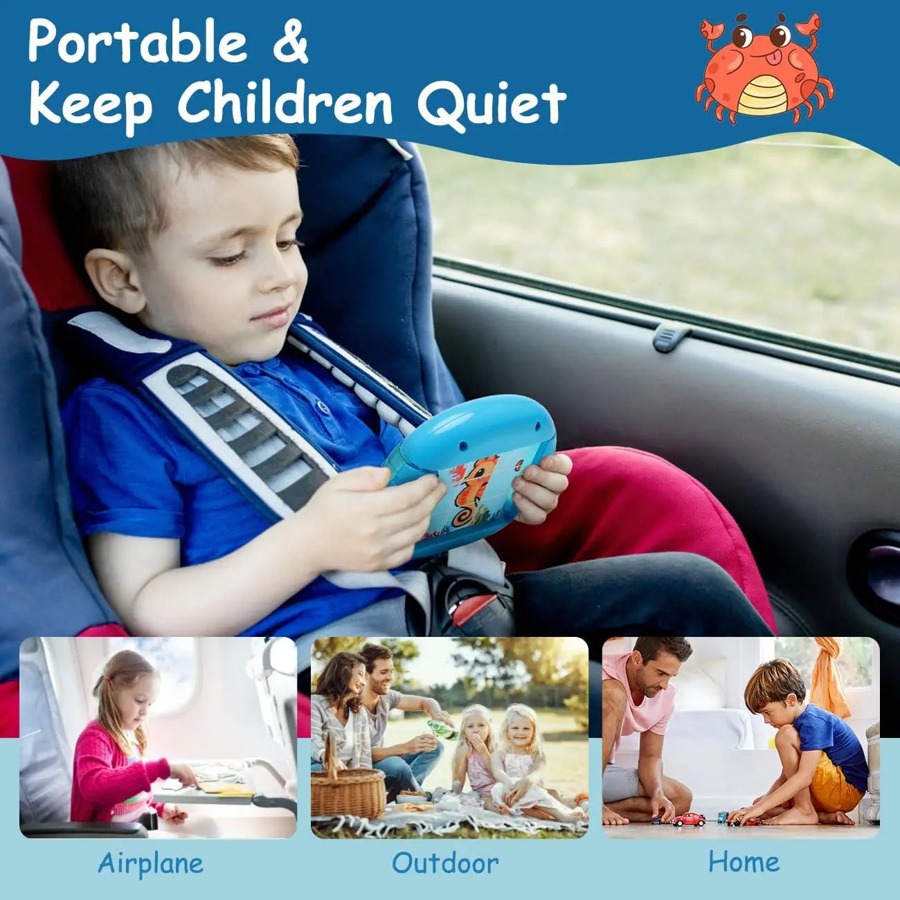 Frendorf | Endloser Puzzlespaß – Drehpuzzle für Kinder mit Tieren