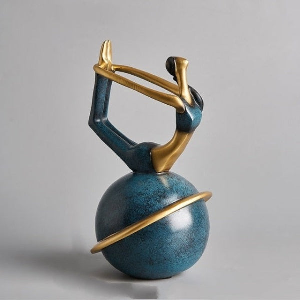 Yoga Lady Figurine Skulptur