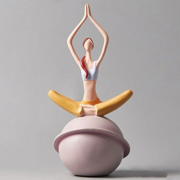 Yoga Lady Figurine Skulptur