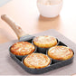 Frendorf | Premium Gusseisenbratpfanne - Robuste 10-Zoll vorgeheizte Bratpfanne zum Kochen, Backen, Anbraten - Ideal für Induktion, Ofen, Grill und Herd - Vielseitiges Küchenmust-have