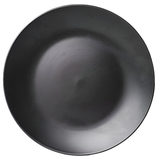 Frendorf | 12"Ess Teller schwarz Ethnic