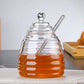 Frendorf | Klares 250ml Glas Honigglas mit Dipper
