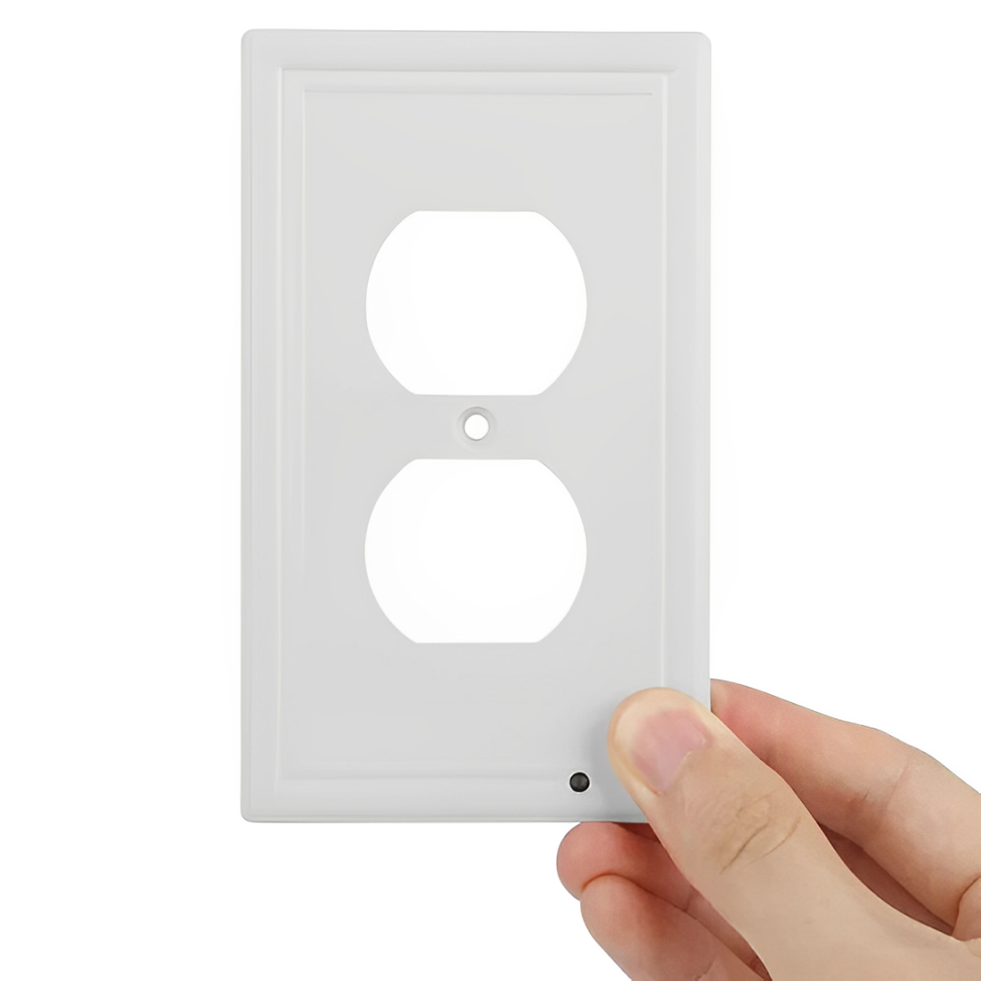 Frendorf | 4er-Pack: LED Nachtlicht Steckdosenabdeckung – Verschiedene Stile