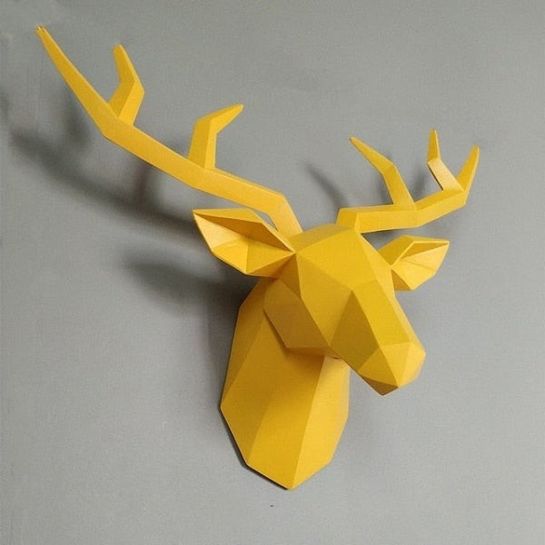 Frendorf | 3D abstrakte kleine Rehkopfskulptur