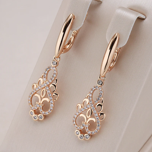 Frendorf | Elegante Elfe Ohrringe mit Zirkonia in Gold