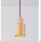 Skandinavische Holz Hängeleuchte – Minimalistisches Design für Wohnzimmer und Schlafzimmer | Natürlicher Holzlook