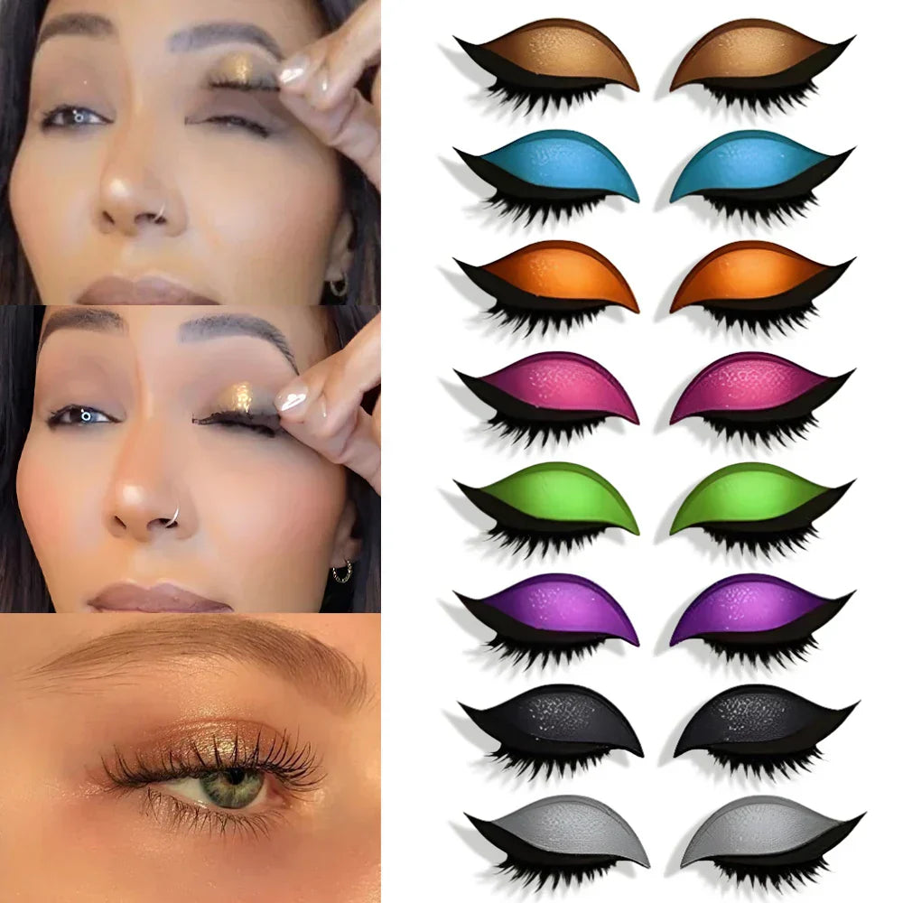 Frendorf | Augen-Make-up Sticker | Sofortiger Glam-Look in Sekunden | Wiederverwendbar, wasserfest & anpassbar an jede Augenform