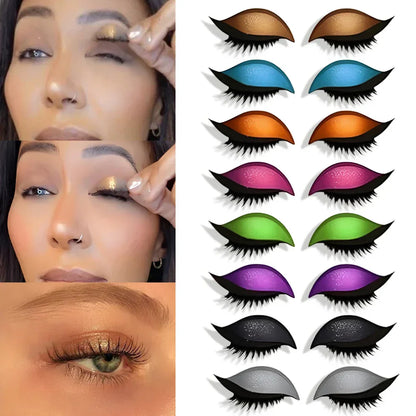 Frendorf | Augen-Make-up Sticker | Sofortiger Glam-Look in Sekunden | Wiederverwendbar, wasserfest & anpassbar an jede Augenform