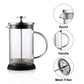 Frendorf | 1000ml Vollständig Transparentes Glas Und 304 Interne Sicherheitskomponenten Zeigen Perfekt Den Exzellenten French Press Kaffeezubereiter