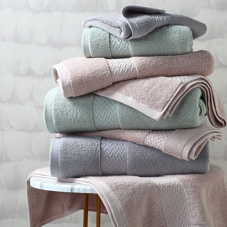 Frendorf | 100% ägyptische Baumwolle Badetuch 70x140cm - grau