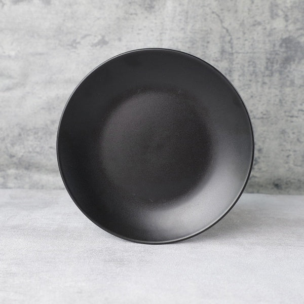 Frendorf | 12"Ess Teller schwarz Ethnic