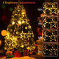 Quntis 138 LED 12-Stern Multicolor Weihnachtsvorhanglichter – Festliche Sternendekoration für Feiertags- und Weihnachtsdekoration