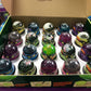 Frendorf | 20PCS Glitzer Playdough Ton Set - Bildungs DIY Klarer Kristall Schleim Set, Ungiftig