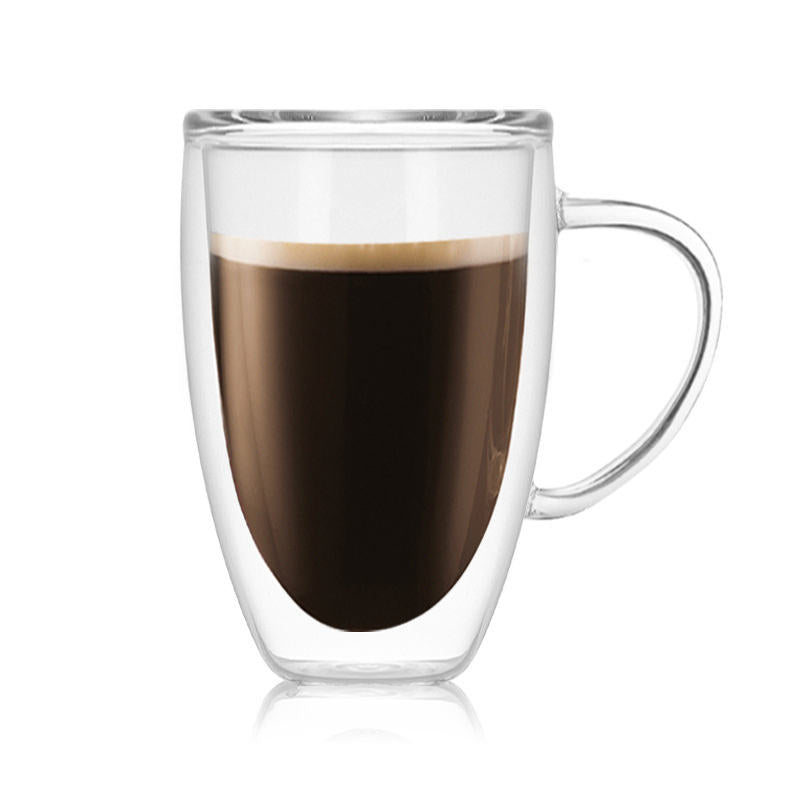 Frendorf | 250ml Coffee Bullet Glas - Hitzebeständiges Doppelt Wand Borosilikat Espresso Shot Glas