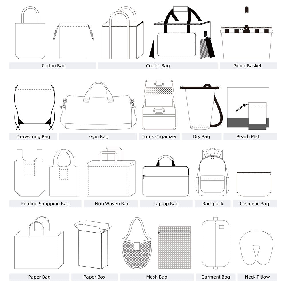 Frendorf | 35X36CM Langer Griff 1.5x25cm Schwarze Baumwolle Netz Tasche Einkaufs Beutel