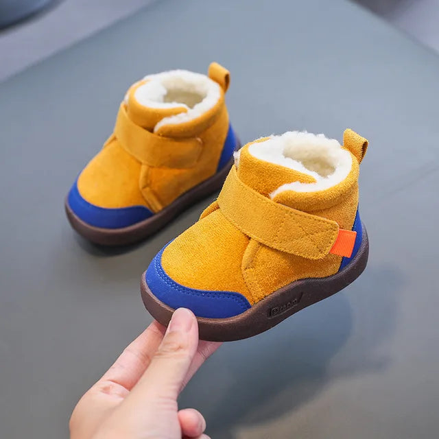 Frendorf FrostPace Kinder Winterstiefel | 1+1 GRATIS | Gefüttert, Rutschfest und Klettverschluss