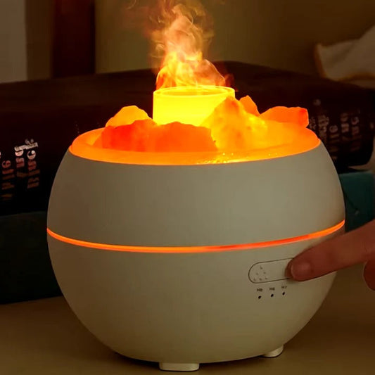 Frendorf | 3 in 1 Salzkristalllampe ätherischer Öldiffusor