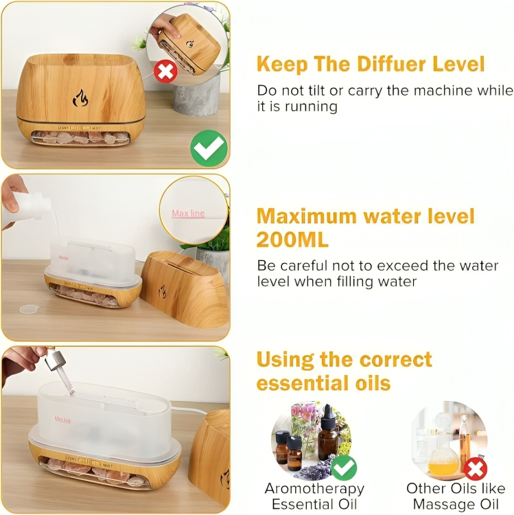 Frendorf | AuraCrystal | Himalaya-Salzstein Aroma-Diffusor