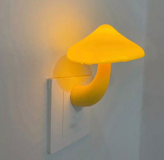 Pilz Wandlampe