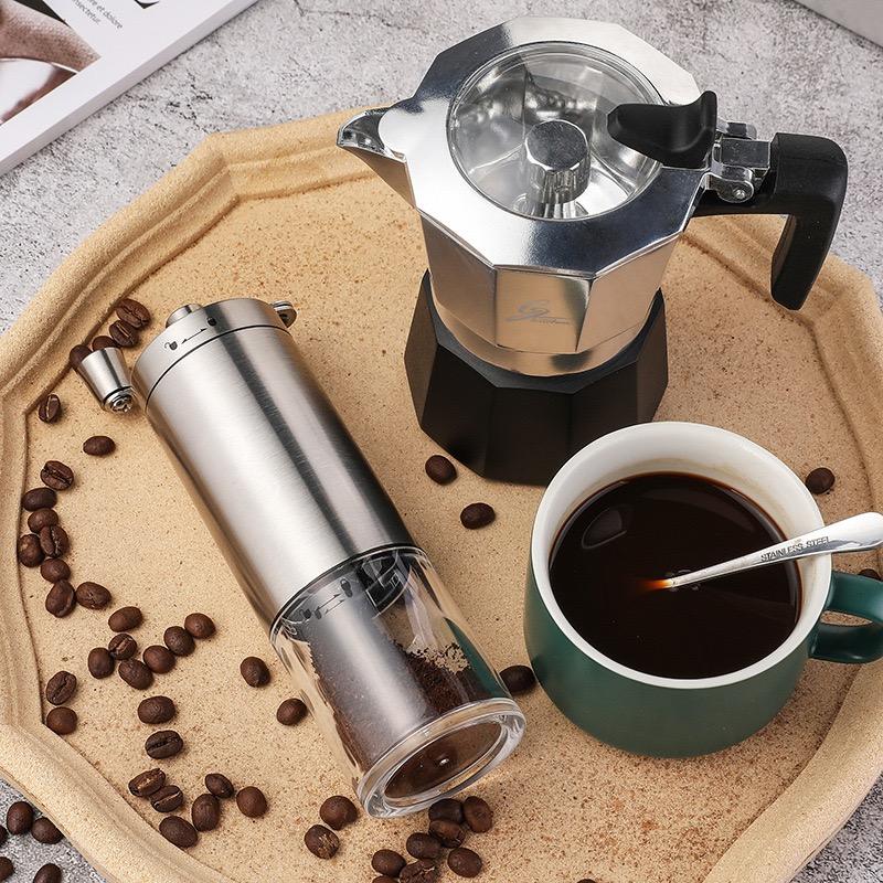 Frendorf | Edelstahl konische Mahlstein Mehlmühle manuelle Kaffeemühle mit einstellbaren Einstellungen
