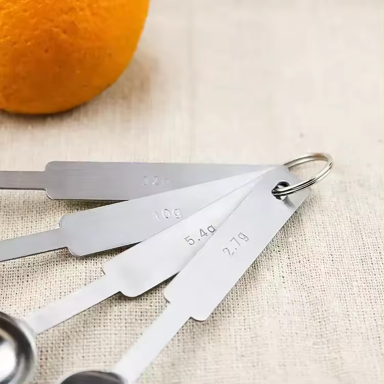 Frendorf | Hochwertiges Edelstahl-Messlöffel-Set