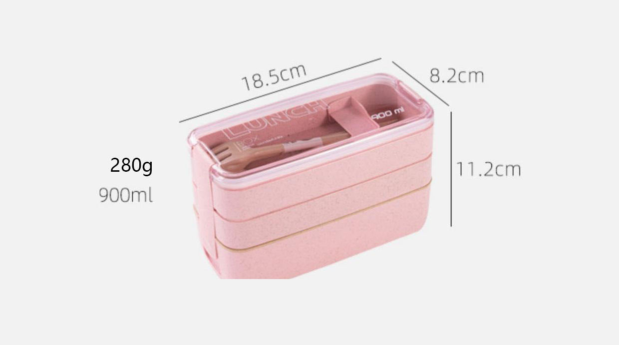 Frendorf | 3-lagige Brotdose Pink