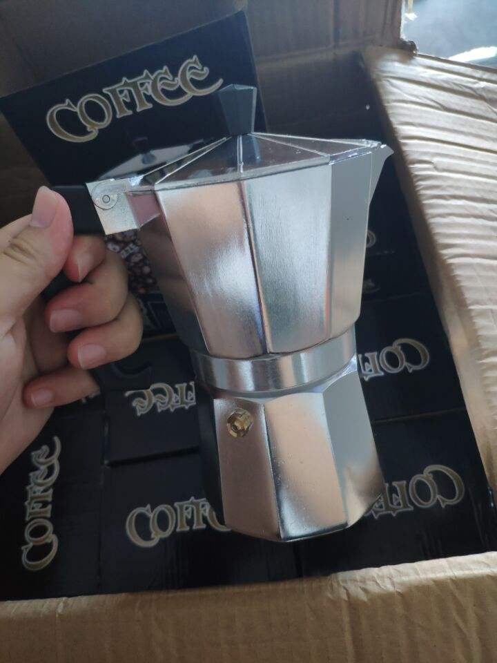 Frendorf | Klassische italienische Espresso-Kanne für den Herd - 3 Tassen Moka Topf