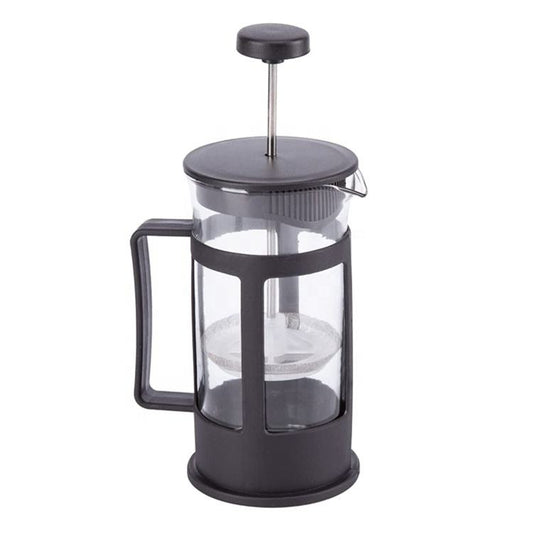 Frendorf | 350ml Schwarzes Plastikgehäuse Kaffeepresse Hochtemperaturwiderstand Glas Presse Kaffeekocher French Press