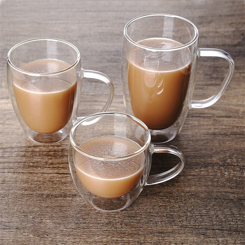 Frendorf | 250ml Coffee Bullet Glas - Hitzebeständiges Doppelt Wand Borosilikat Espresso Shot Glas