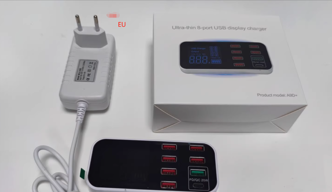 Frendorf |  Multi-USB-Ladegerät | Schneller Ladegerät für Netzadapter