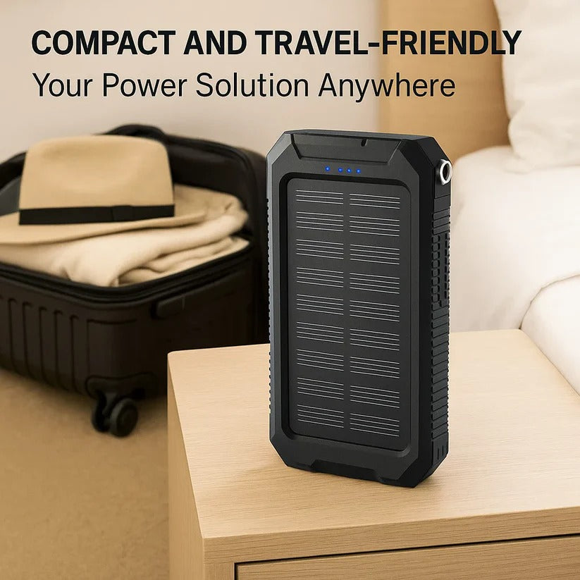 Frendorf | 20000 mAh Solar-Ladegerät Wasserdicht Power Bank Extern