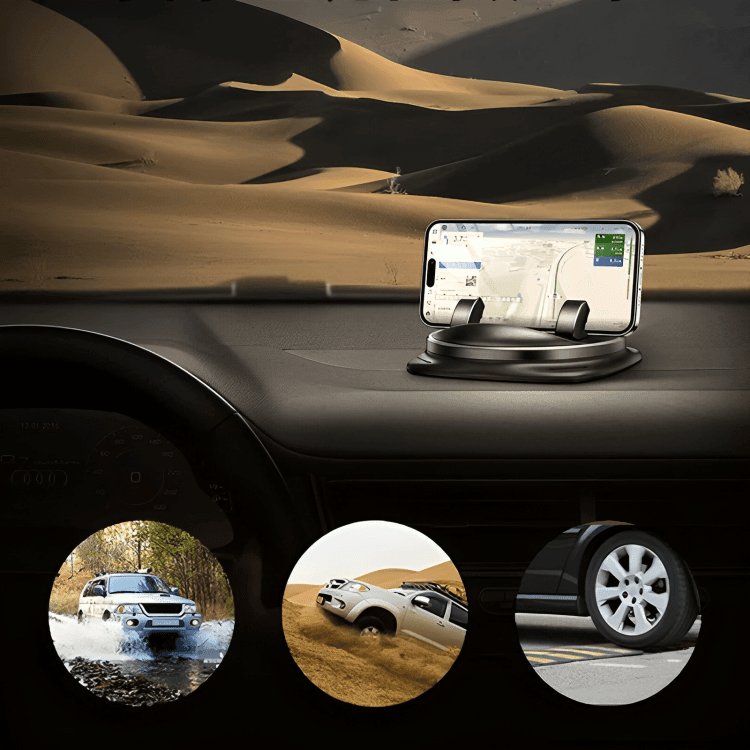 Frendorf | um 360° drehbare Handyhalterung für das Auto mit rutschfestem Griff am Armaturenbrett für sicheren Halt