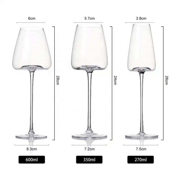 Frendorf | 230ml bleifreies Kristall Dimple Champagnerglas