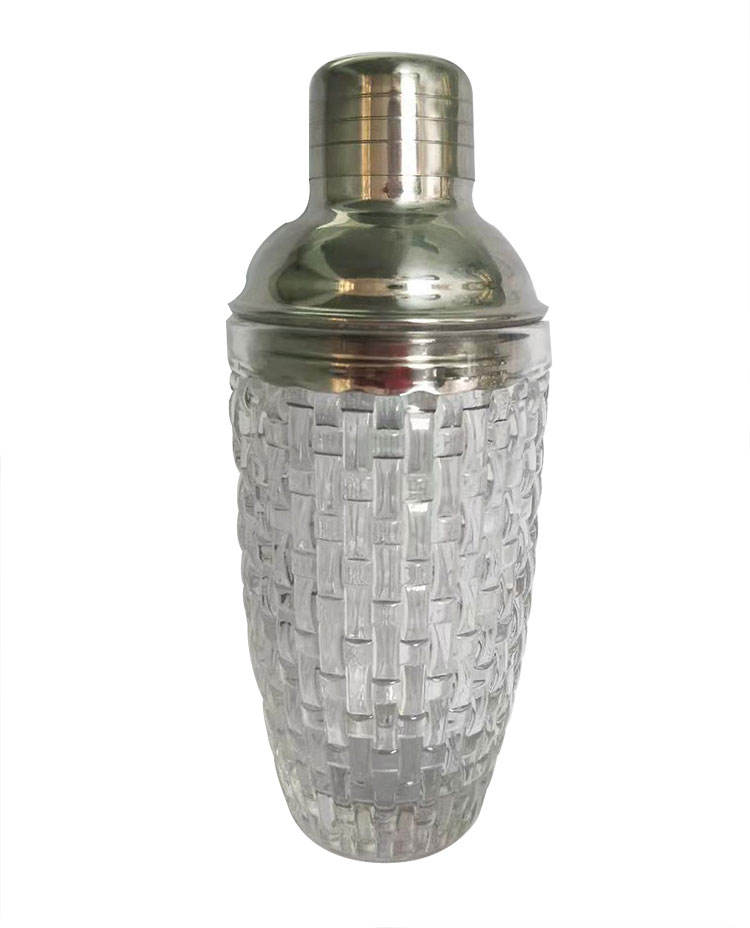 Frendorf | 400ml Gold Deckel Muster Cocktail Shaker