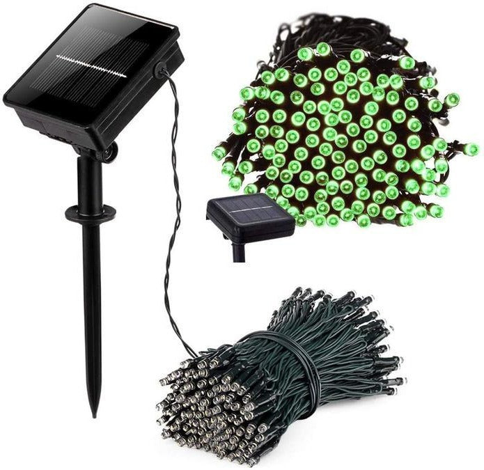 Frendorf | 17-Meter Lichterkette mit 100 LED solarbetriebenen Lichtern