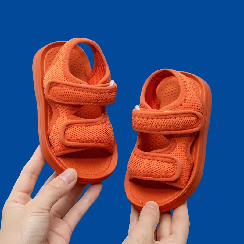Frendorf | Atmungsaktive Kinder-Sandalen mit weicher Sohle & Schnellverschluss – Laufleicht