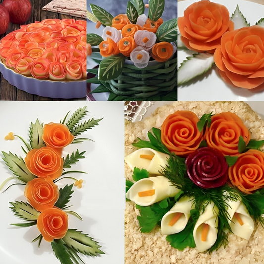 Frendorf | BlossomCut - Blumenähnlicher Spiralschneider für Gemüse