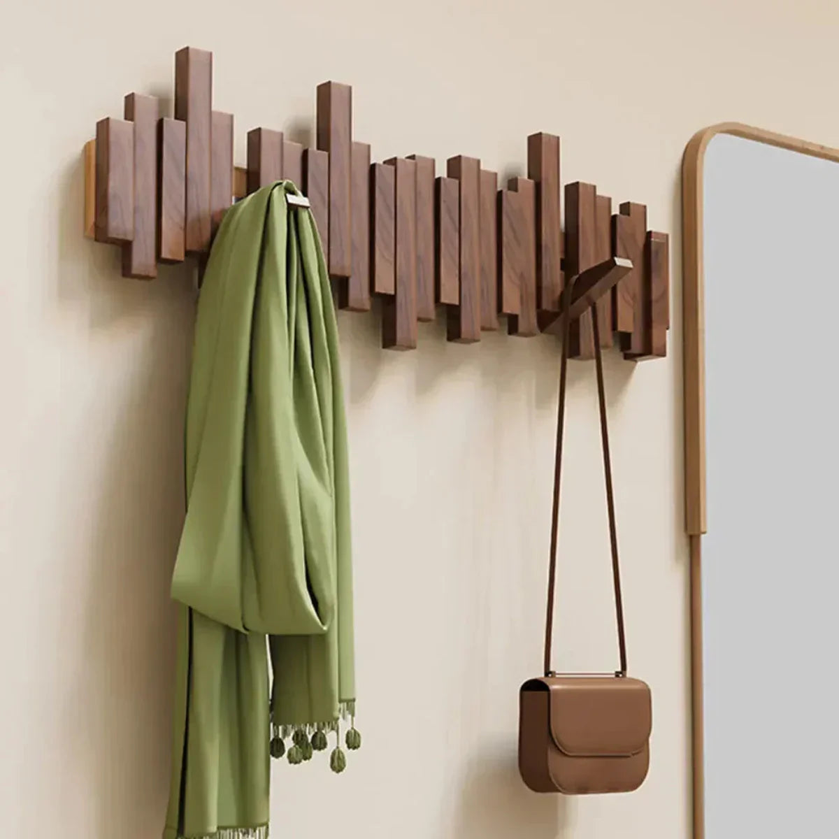 Frendorf | -Wandmantel aus Holz Klavier – Praktisch und Elegant zur Organisation Ihres Eingangs