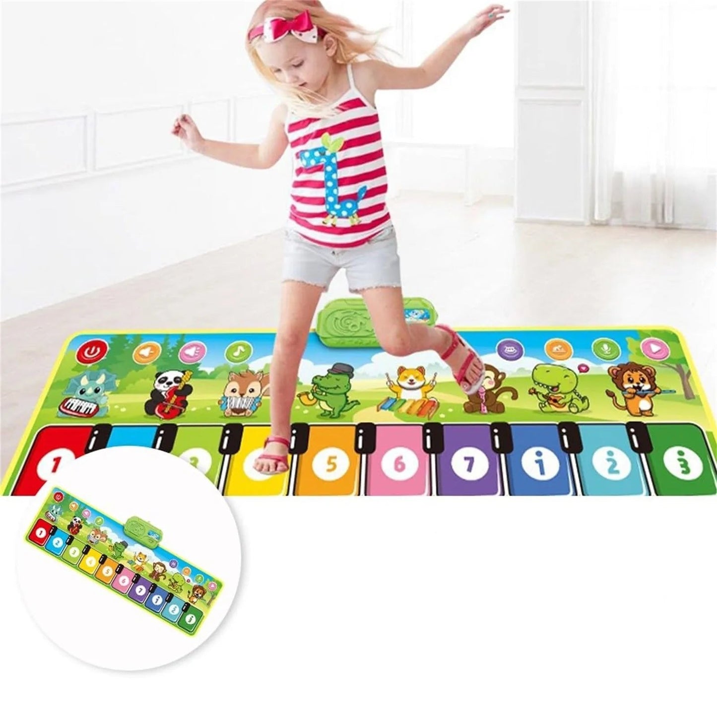 Frendorf | FunLearn - Lustiger und musikalischer Klavier Boden-Spielmatte