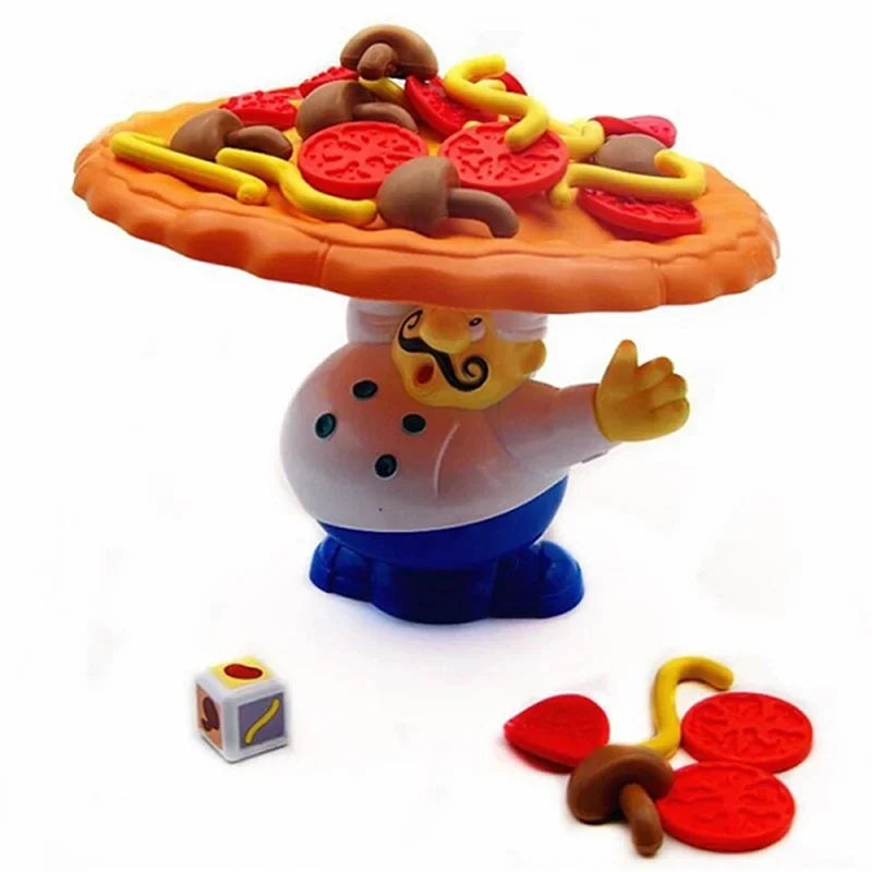 Frendorf | Balancierendes Pizza-Spiel – Lustiges Geschicklichkeitsspiel für Kinder und Familie