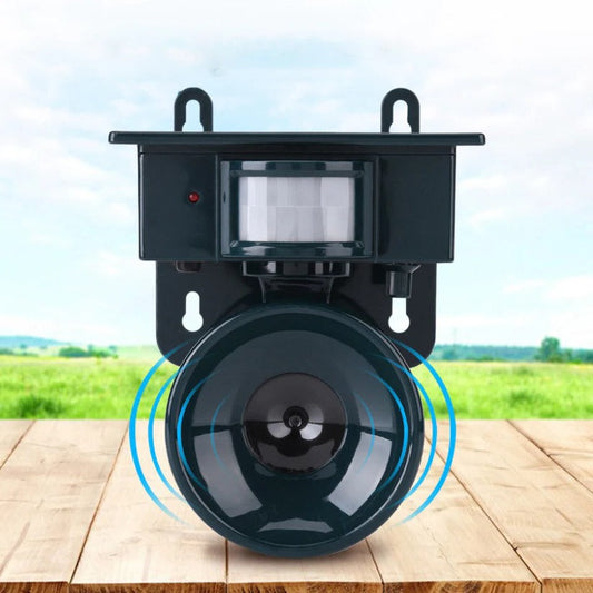 Frendorf | Bewegungsmelder Vogelscheuche für Krähen: Idealer Taubenvertreiber mit Geräuschabschreckung