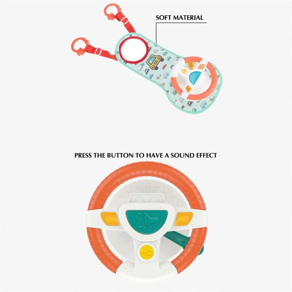 Frendorf | Baby Lenkrad Spielzeug – Interaktiver Spaß für Dein Kleines