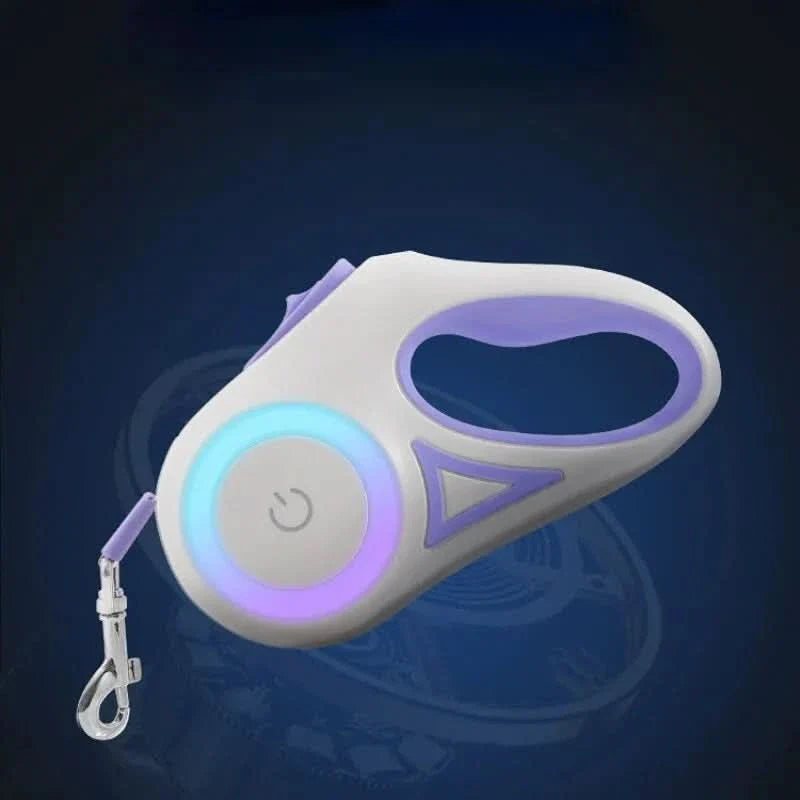 Frendorf | AutoLeash Glow – Automatische Hundeleine mit LED-Licht für Spaziergänge bei Tag & Nacht